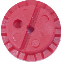 BPI Block, Style 11 (Gamma/Kappa), 18mm size, Flexi-block, Red, 25-pack