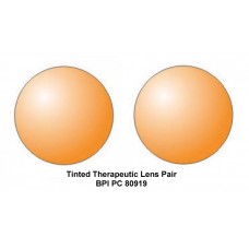 Tinted therapeutic lens pair